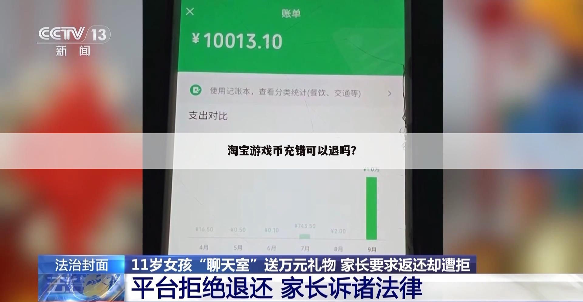 淘宝游戏币充错可以退吗？