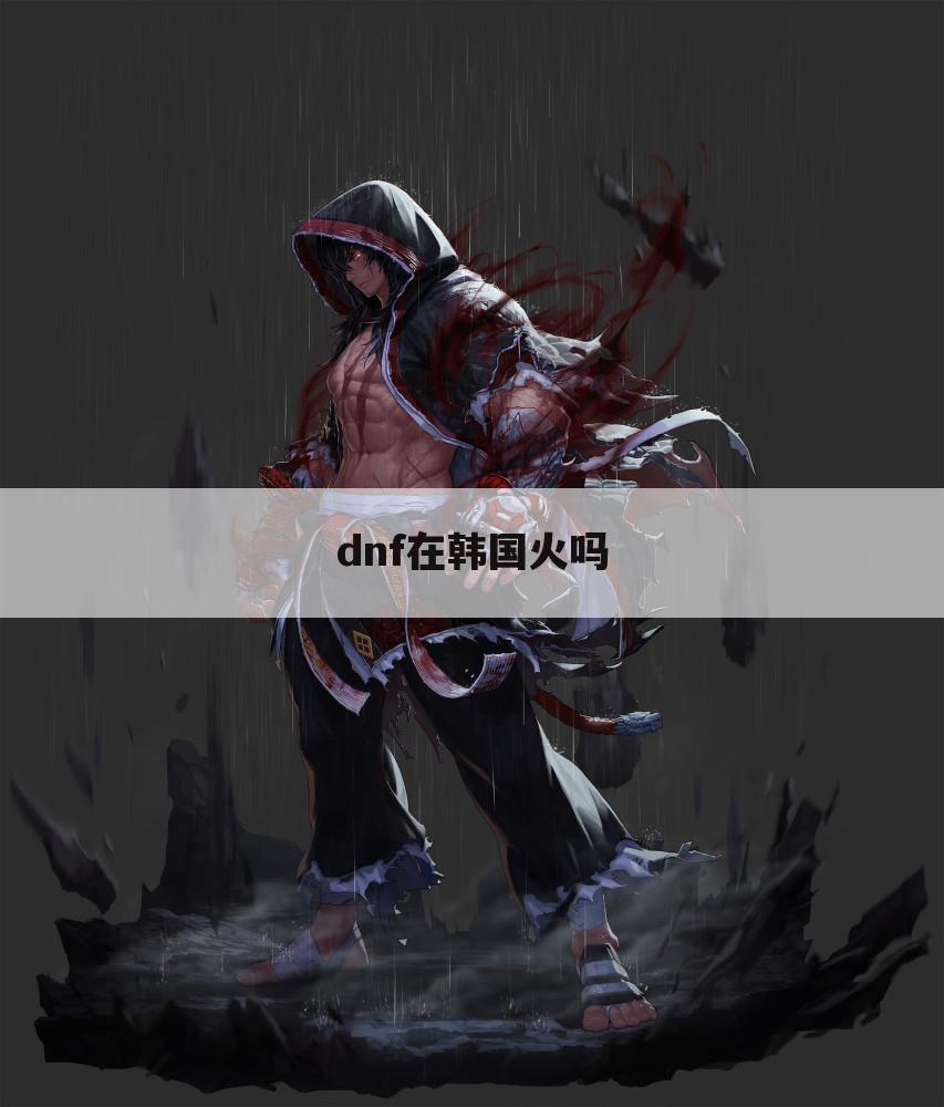 dnf在韩国火吗