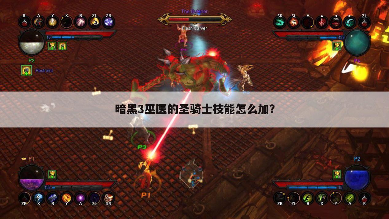 暗黑3巫医的圣骑士技能怎么加?