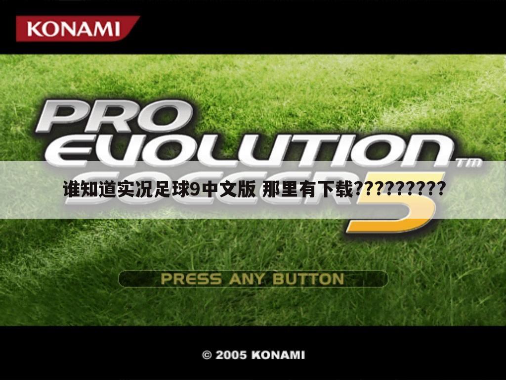 谁知道实况足球9中文版 那里有下载?????????