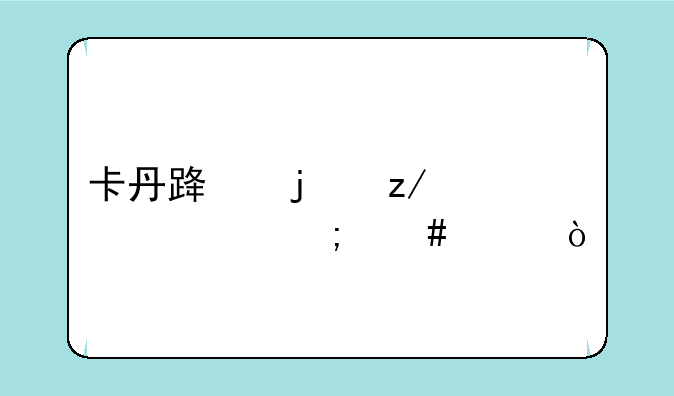 卡丹路皮鞋档次怎么样？