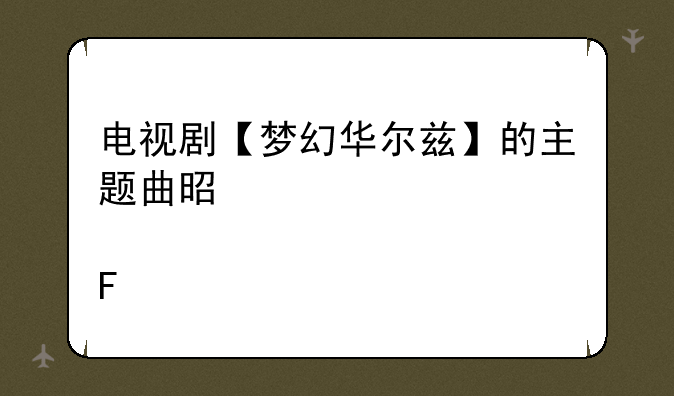 电视剧【梦幻华尔兹】的主题曲是那几个呀