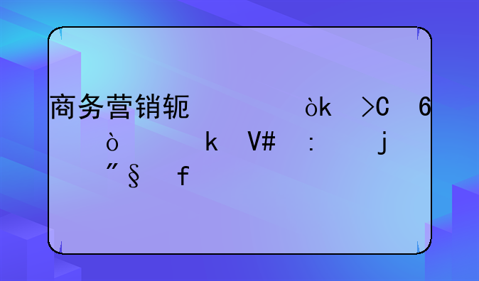 商务营销软件：提升企业效率的利器