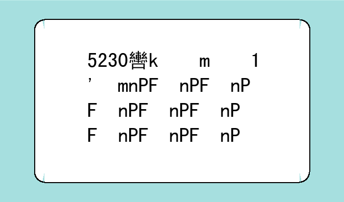 5230软件下载
