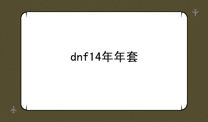 dnf14年年套